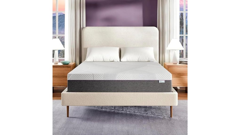 sleep innovations shiloh 14 green tea memory foam mattress