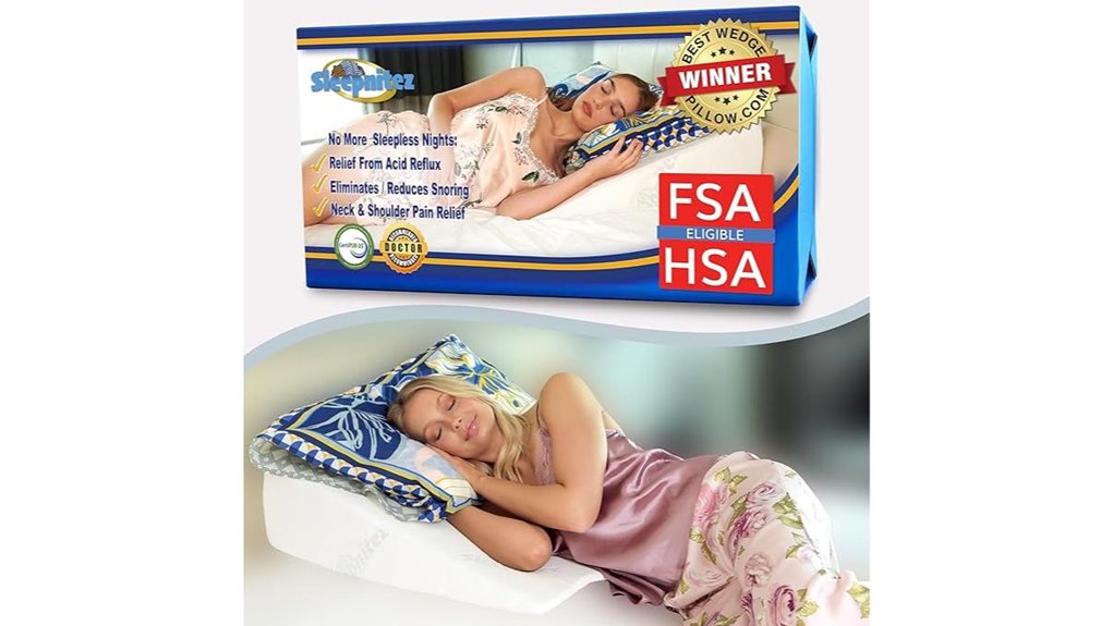 sleepnitez 8 wedge pillow