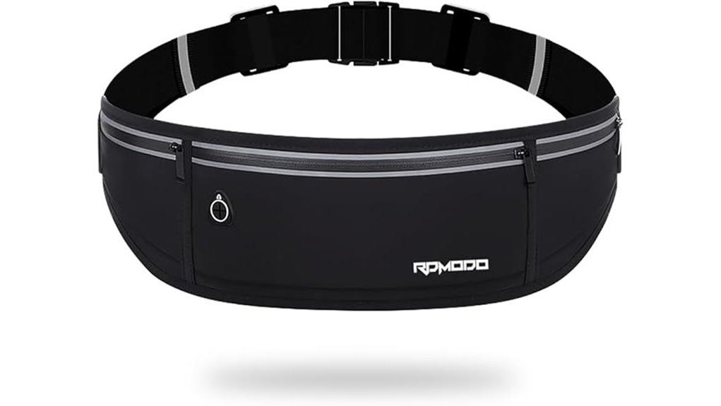 slim waterproof three pocket belt