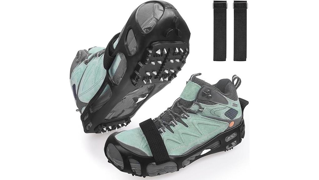 slip on rubber traction crampons