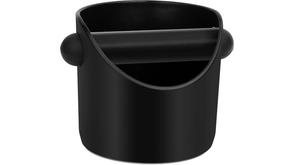 small coffee knock box with knock bar