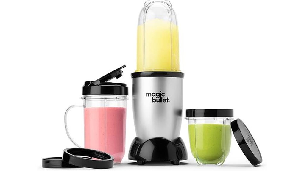 small silver 11 piece blender