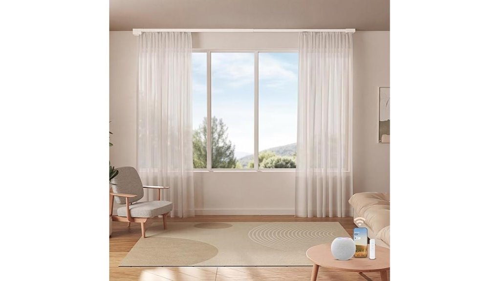 smart 114 inch curtain track
