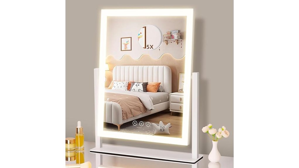 smart 3 mode lighted mirror