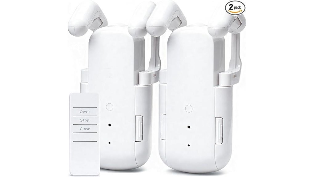 smart curtain opener twin pack with remote