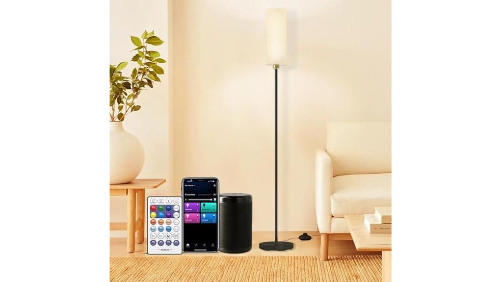 smart floor lamp with alexa