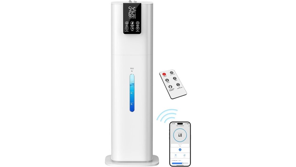 smart humidifier 8l with app control