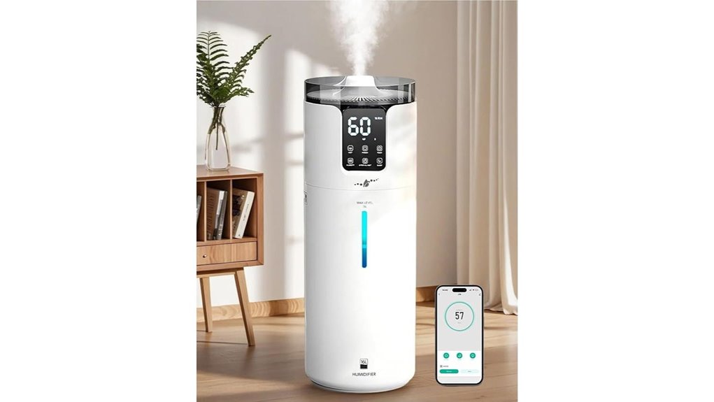 smart humidifier for large rooms