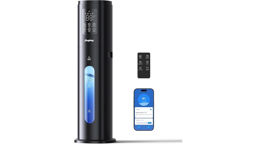 smart humidifier with app remote