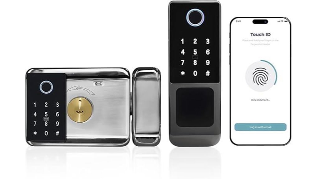 smart latch double gate lock