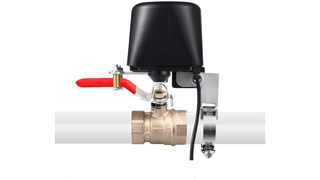 smart motorized water shutoff valve