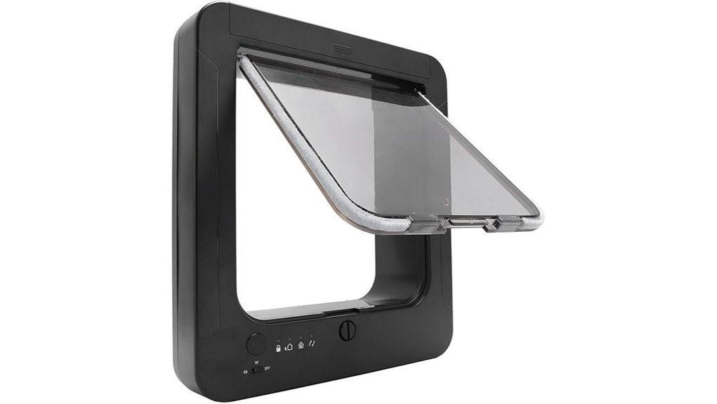smart pet door with microchip access