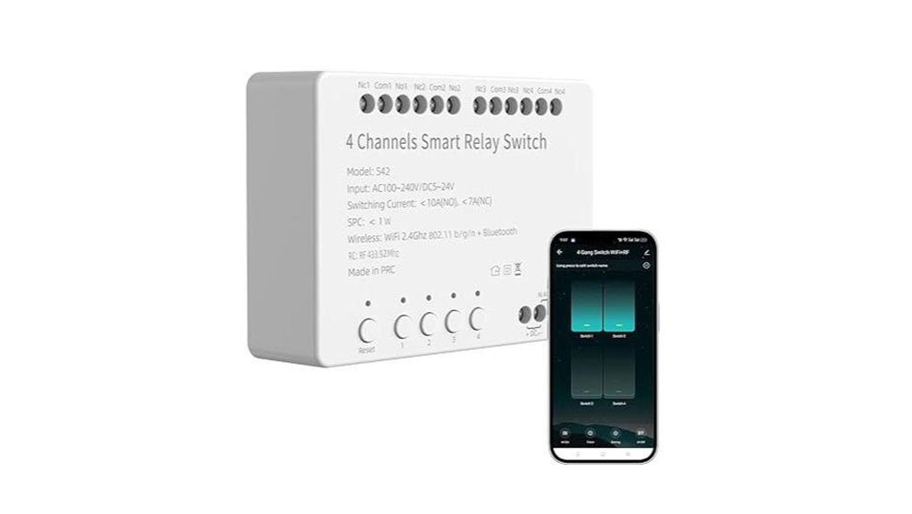 smart relay switch with wifi bt