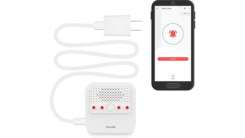 smart siren alarm with alexa compatibility