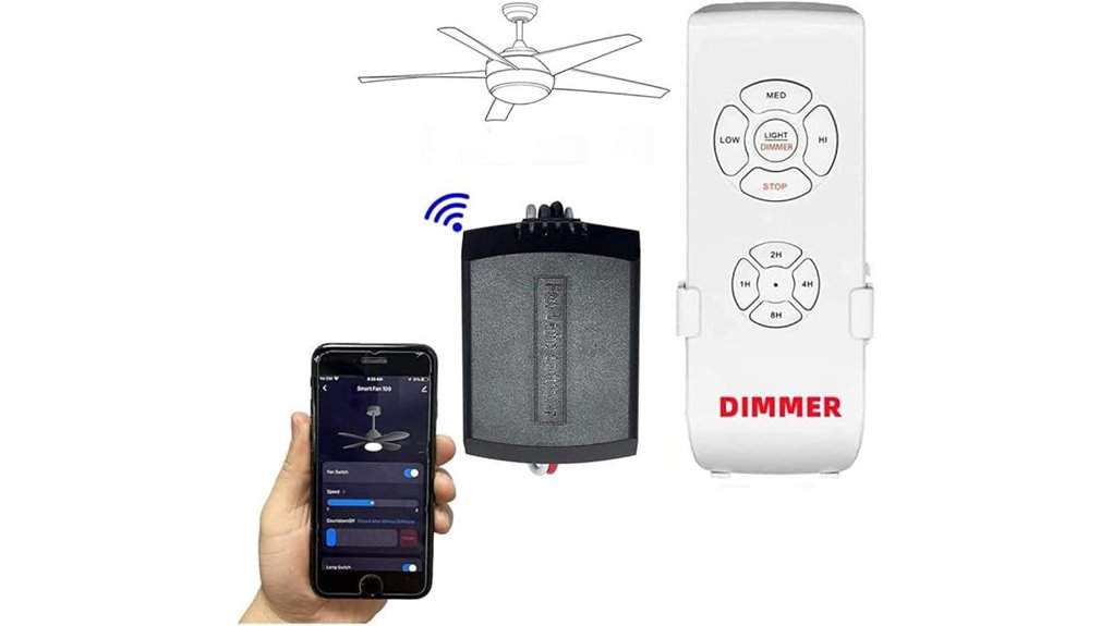 smart wi fi ceiling fan remote kit