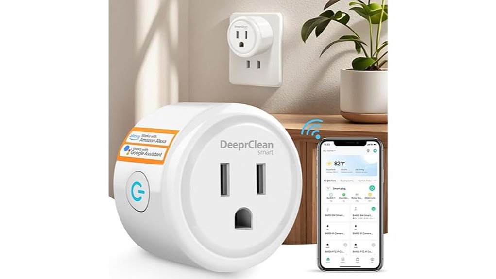 smart wi fi mini plugs with alexa schedules and alexa control