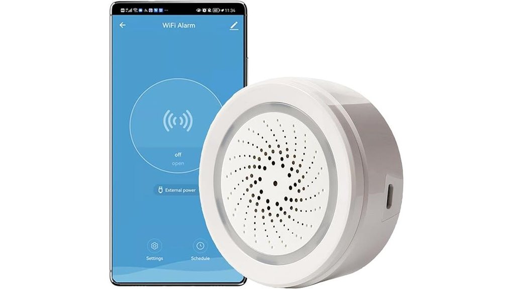 smart wi fi siren with app control