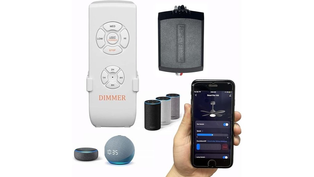 smart wifi ceiling fan remote