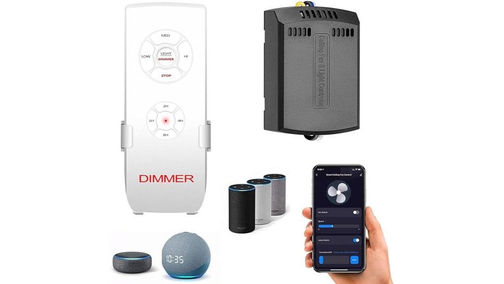 smart wifi ceiling fan remote kit