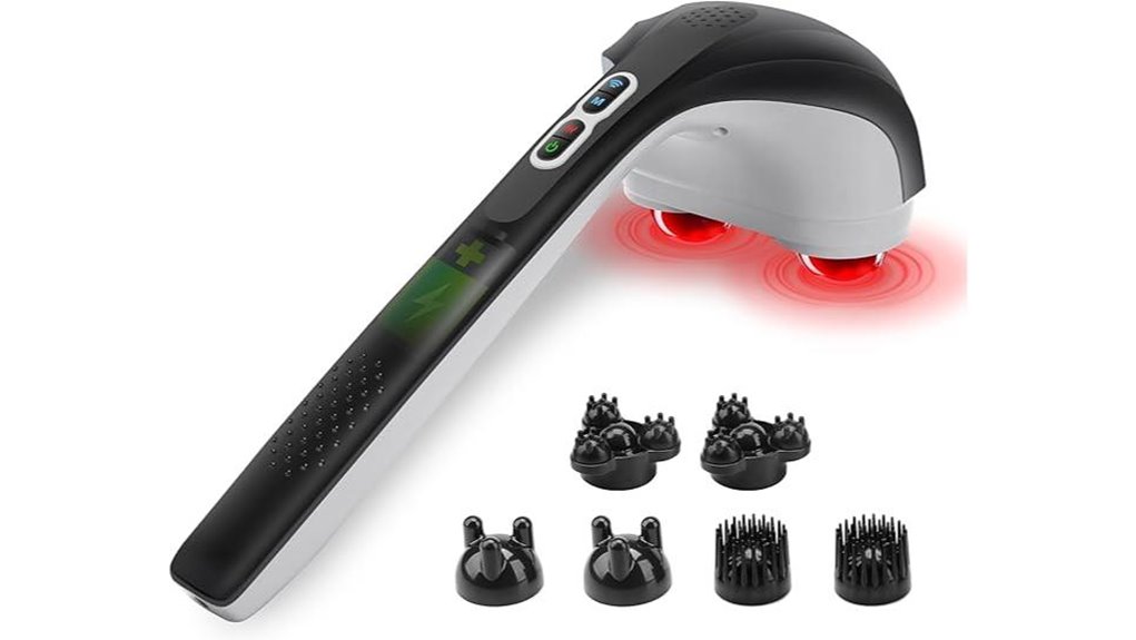 snailax cordless heated handheld