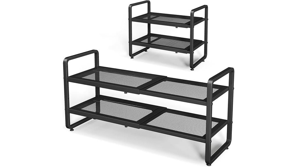 sntd adjustable 2 tier metal