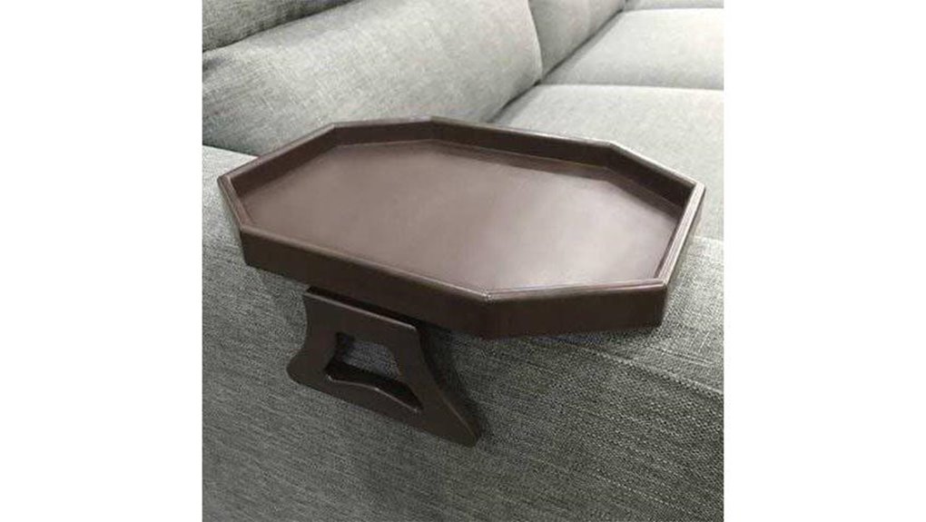 sofa arm clip tray