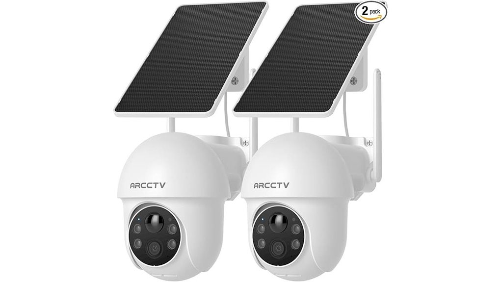 solar 4mp wireless pair