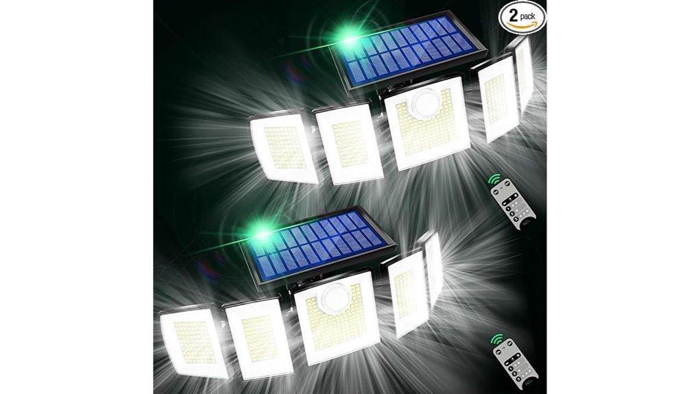 solar lights with motion sensor floodlight