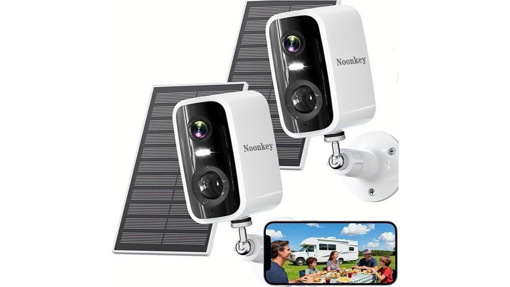 solar wireless night vision cameras