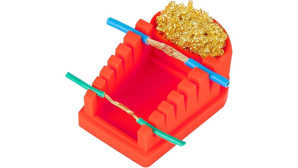 soldering holder with cleaner