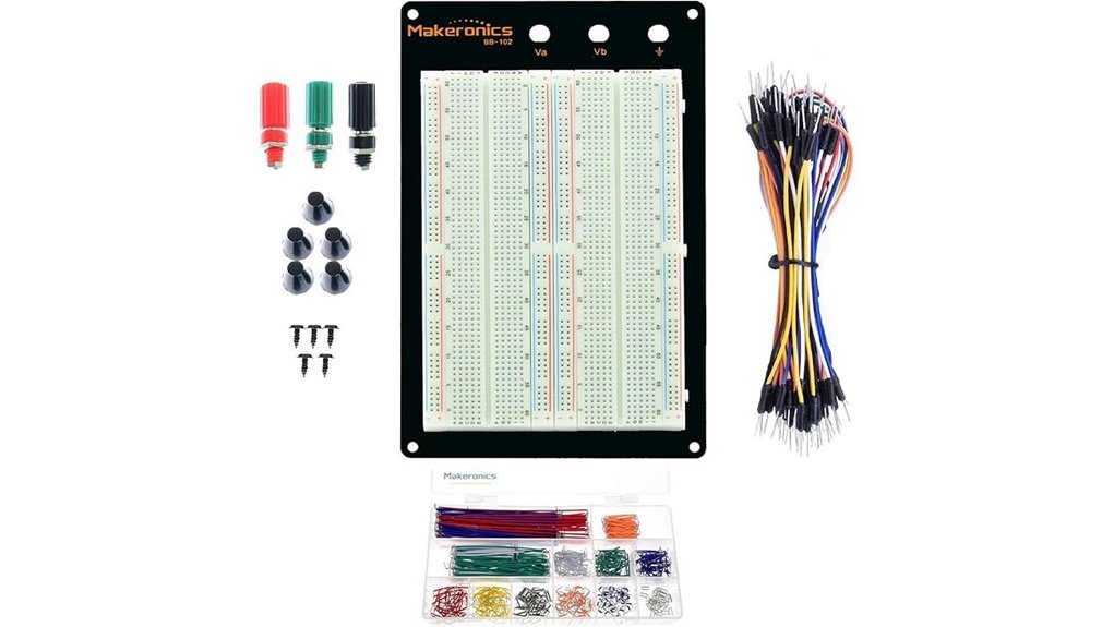 solderless breadboard kit components