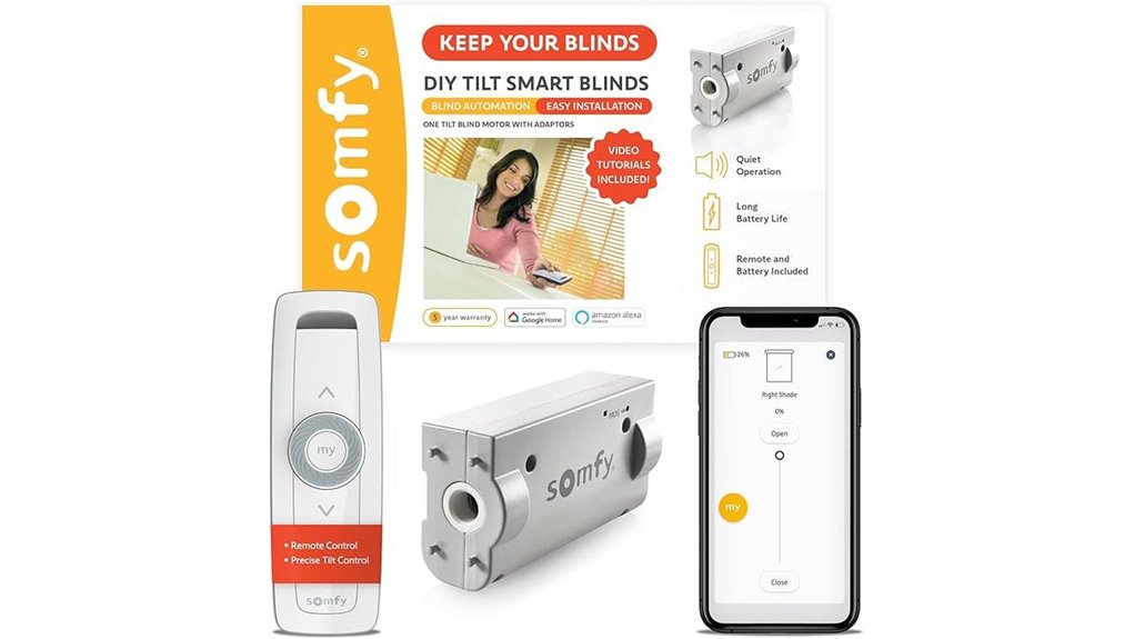 somfy tilt blind motor kit