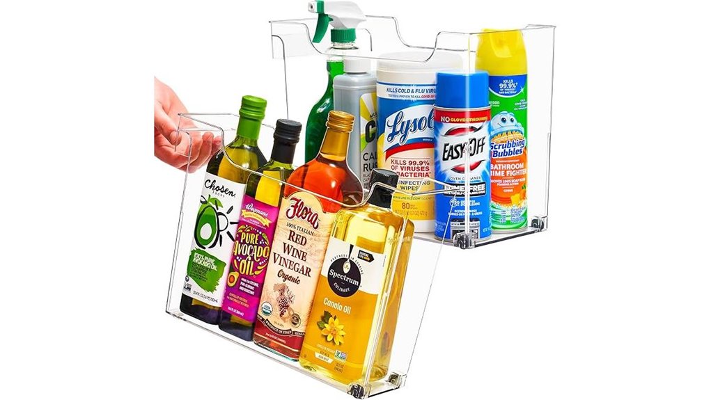 sorbus bottle organizer bins two sizes