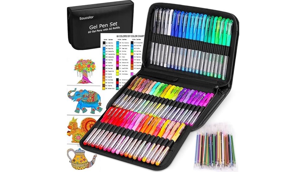 soucolor gel pens refills