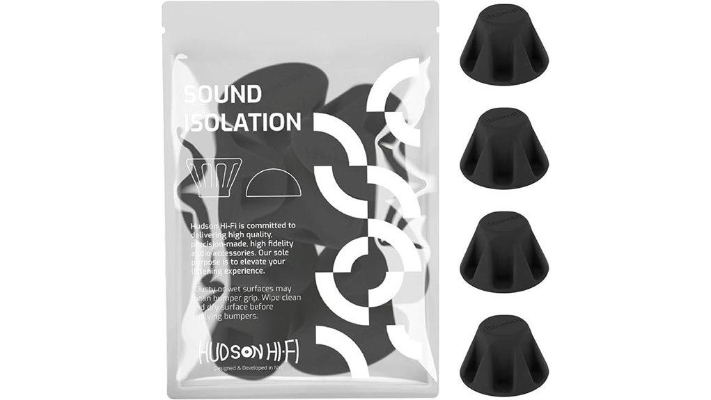 speaker isolation rubber feet