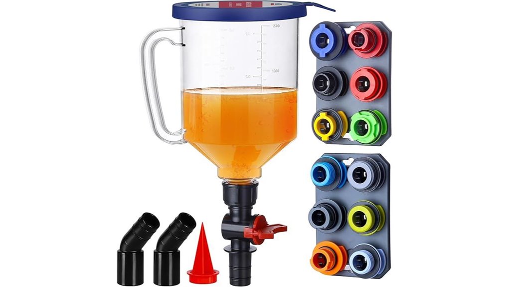 spill proof oil funnel kit