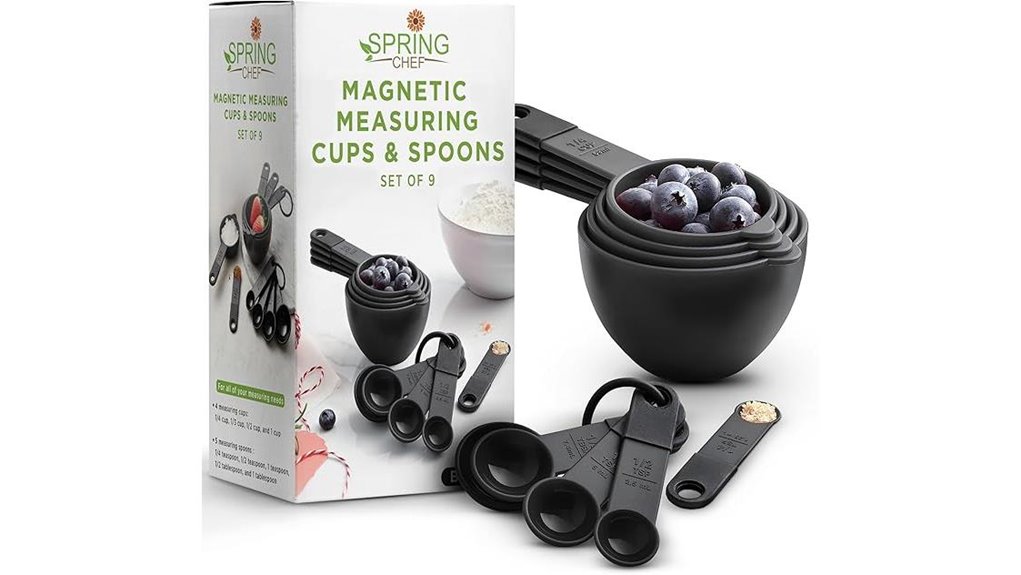 spring chef magnetic cups spoons
