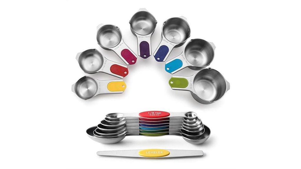 spring magnetic cups spoons