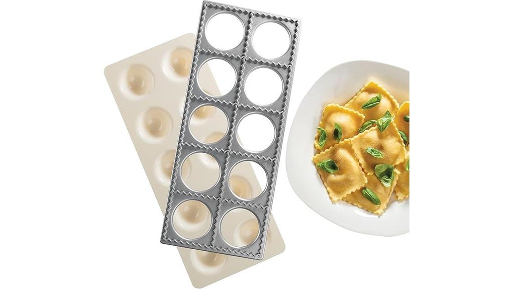 square ravioli mold tray