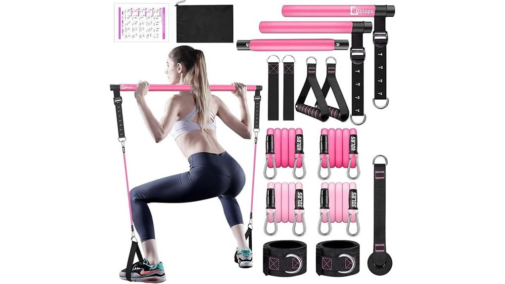 stackable bands pilates kit