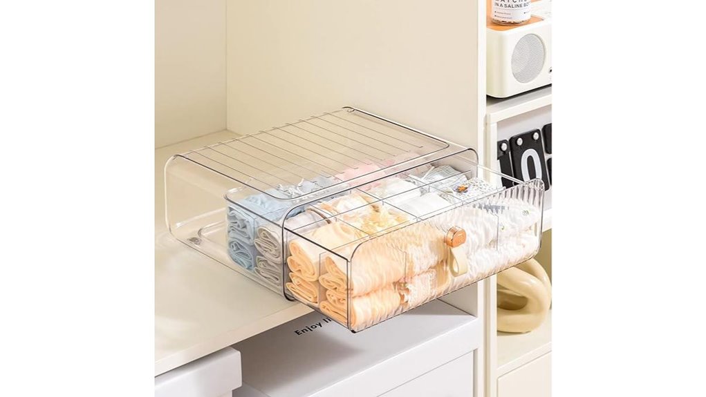 stackable drawer organizer dividers