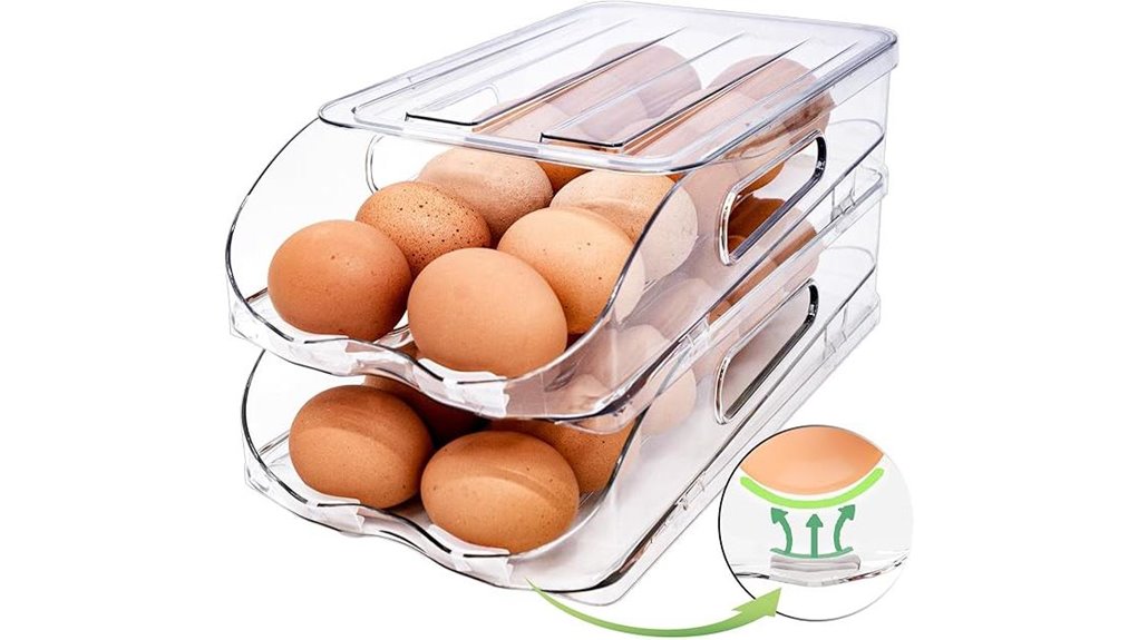 stackable soft egg holder
