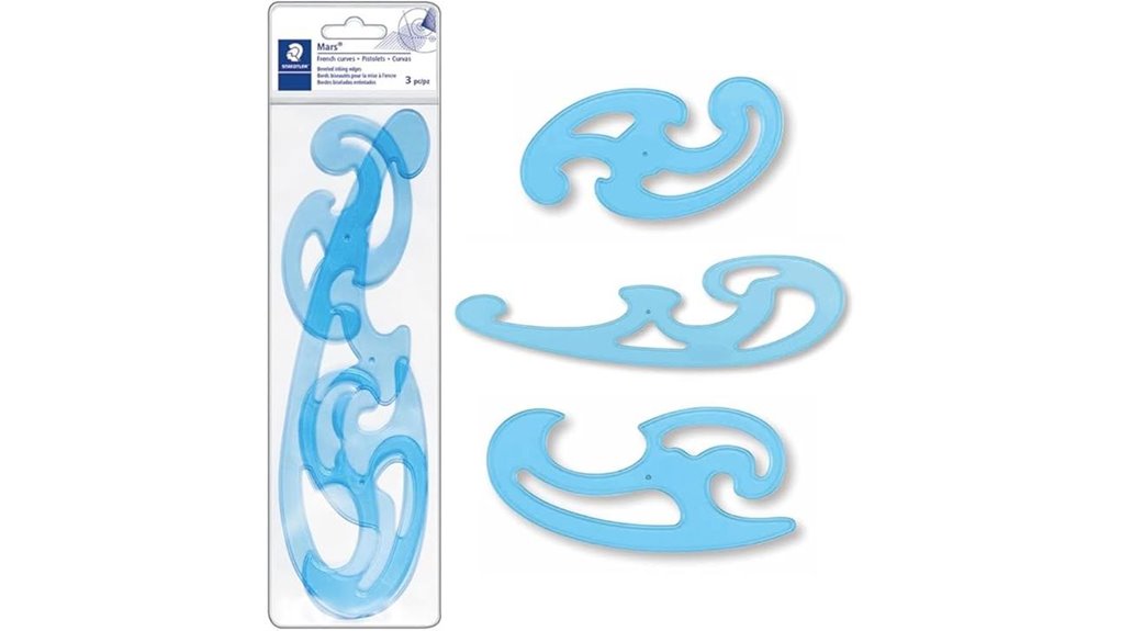 staedtler blue french curves
