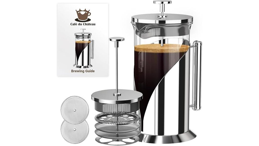 stainless 34oz french press