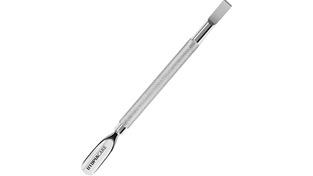 stainless cuticle pusher spoon
