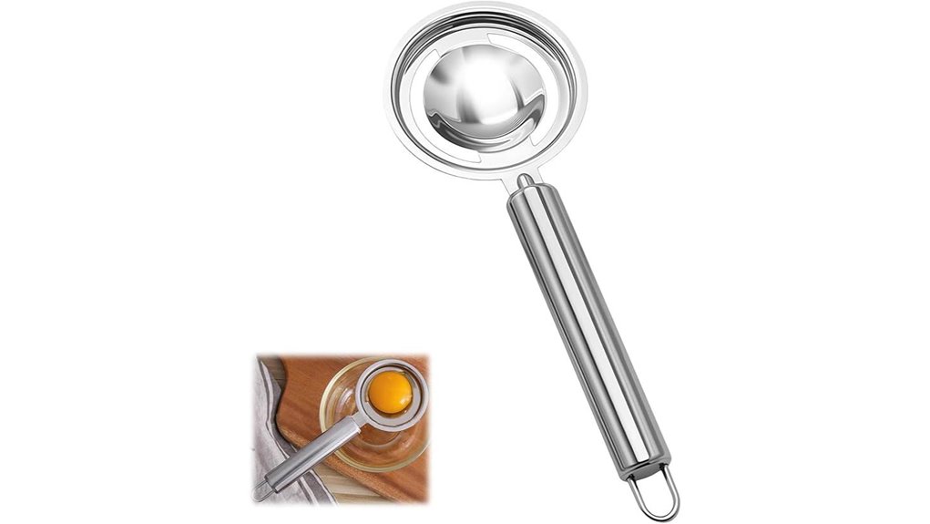 stainless egg separator device