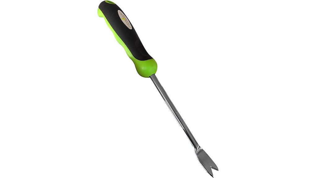 stainless ergonomic dandelion weeder