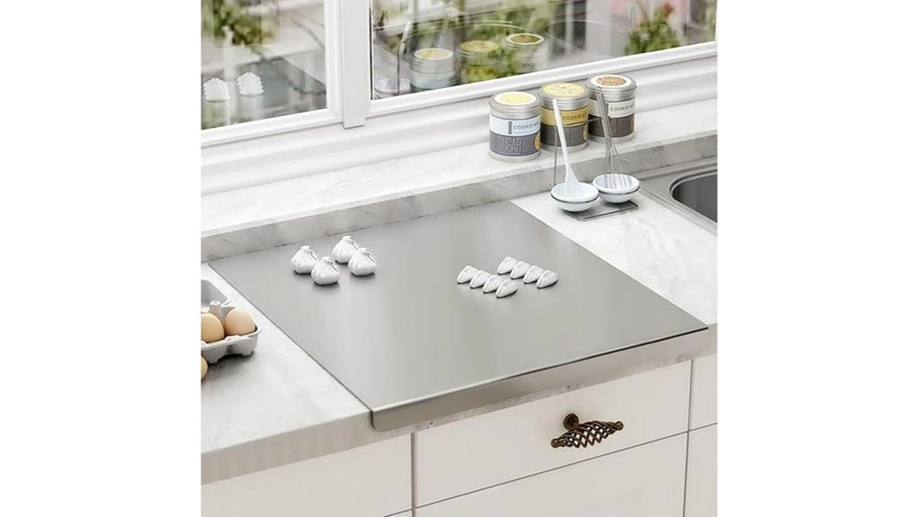 stainless non slip cutting board