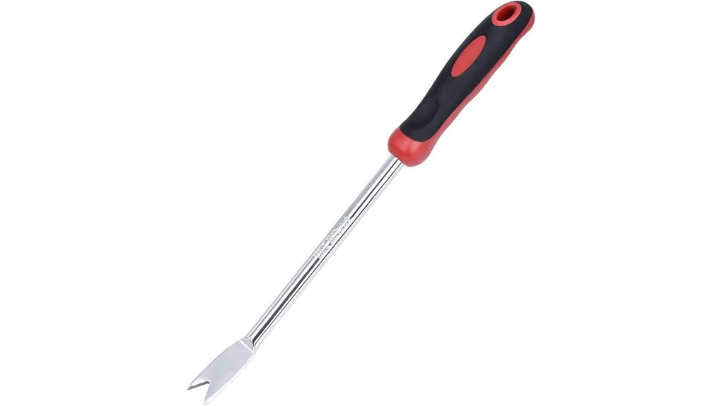 stainless soft handle dual pronged puller
