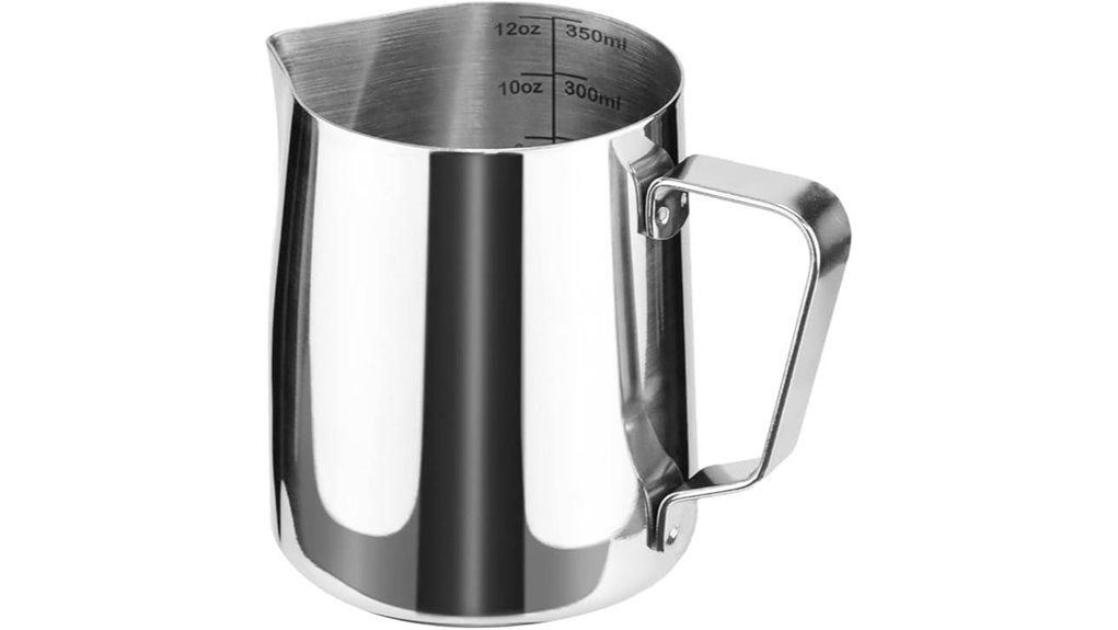 stainless steel 12oz pitcher